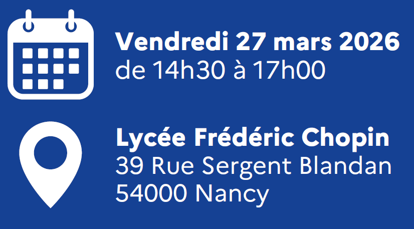 Vendredi 27 mars 2026 de 14h30 à 17h00 - 39 Rue Sergent Blandan, 54000 Nancy